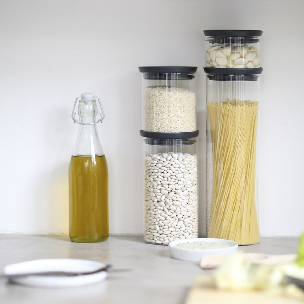 Liten glasskrukke 0,3 L, Brabantia i gruppen Oppbevaring hos SmartaSaker.se (41003)