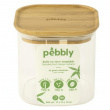 Glasskrukke med bambulokk 0,8 L, Pebbly