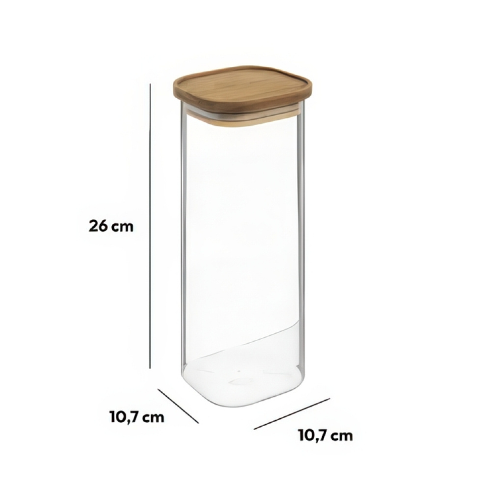 Oppbevaringskrukke i glass 2L, 5five i gruppen Oppbevaring / Kjøkkenskap hos SmartaSaker.se (41019)