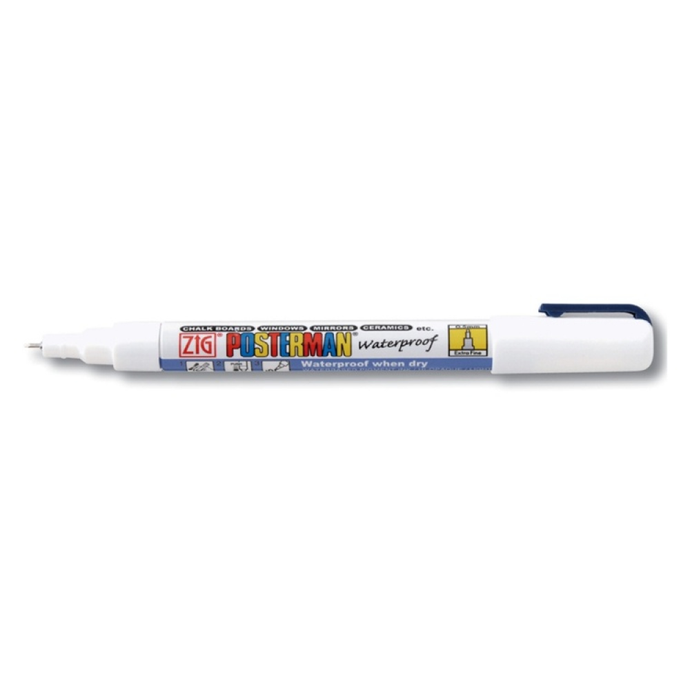 Krittpenn 0,5 mm, Zig, Hvit i gruppen Oppbevaring / Kontorrekvisita hos SmartaSaker.se (41038)