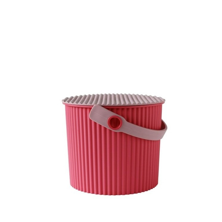 Bøtte med lokk 8L, Omnioutil, Cerise/Rosa i gruppen Oppbevaring hos SmartaSaker.se (41099)