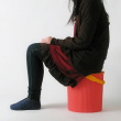 Bøtte med lokk 8L, Omnioutil, Beige/Brun