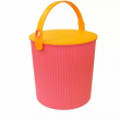 Bøtte med lokk 20L, Omnioutil, Cerise/Oransje