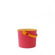 Bøtte med lokk 4L, Omnioutil, Cerise/Oransje