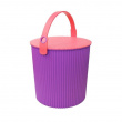Bøtte med lokk 10L, Omnioutil, Lilla/Cerise