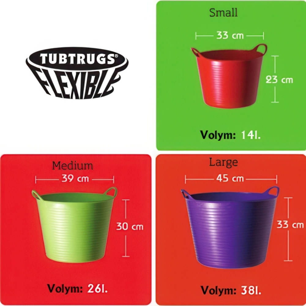 Balje 38L, Tubtrug i gruppen Oppbevaring / Lager- og garasjeoppbevaring hos SmartaSaker.se (41159)