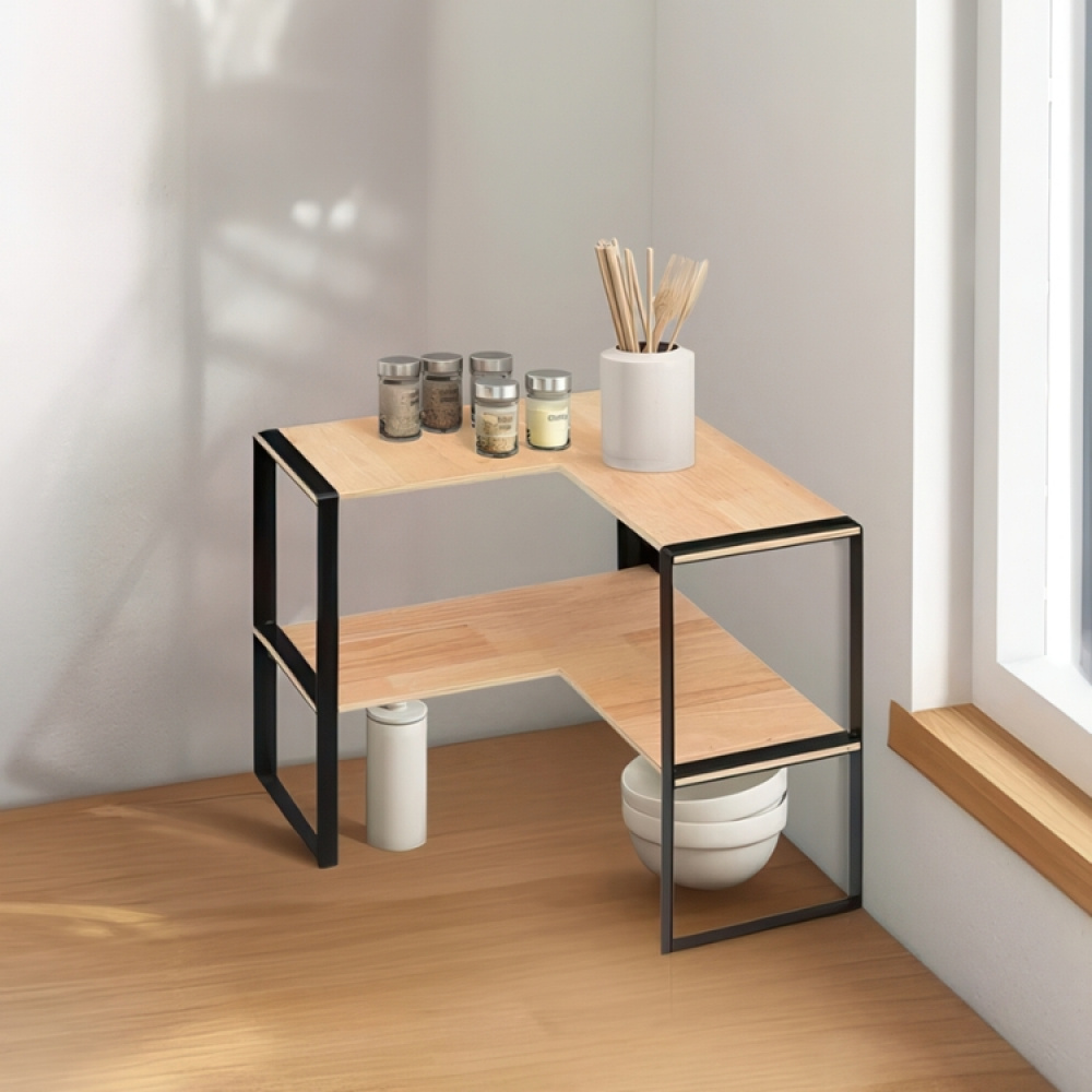 Hjørnehylle 2 plan, 40x40x35 cm i gruppen Oppbevaring hos SmartaSaker.se (41168)