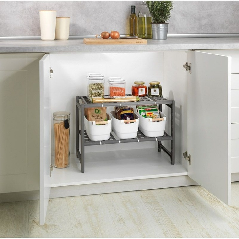 Justerbar oppbevaringshylle under oppvaskkum, 45-80 cm i gruppen Oppbevaring hos SmartaSaker.se (41174)