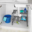 Justerbar oppbevaringshylle under oppvaskkum, 45-80 cm