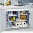 Justerbar oppbevaringshylle under vasken, 41-70 cm