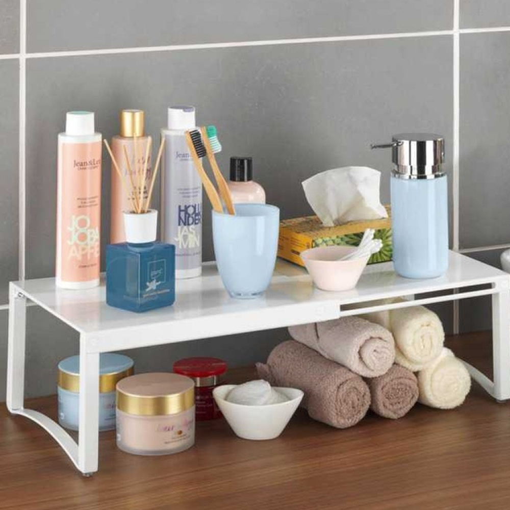 Uttrekkbar innsatshylle i metall, 30–54 cm i gruppen Oppbevaring hos SmartaSaker.se (41179)