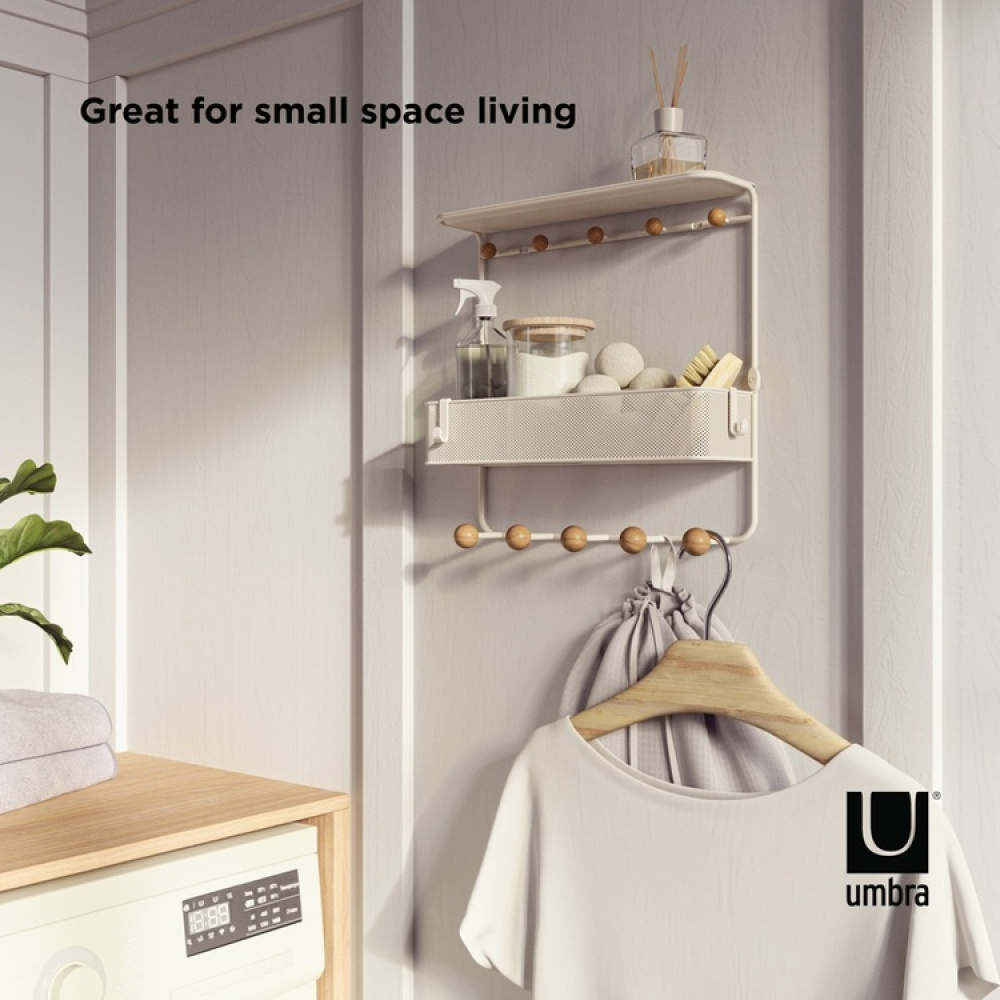 Vegghylle med kroker, Umbra i gruppen Oppbevaring hos SmartaSaker.se (41187)