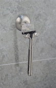 Barberhøvelholder med sugekopp