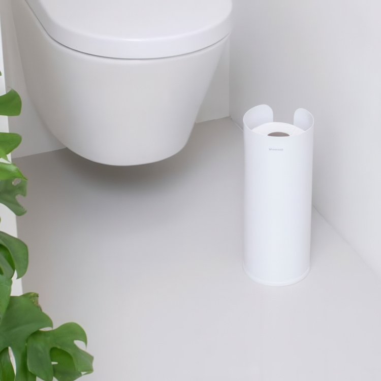 Toalettpapiroppbevaring, Brabantia, Hvit i gruppen Oppbevaring / Baderomsoppbevaring hos SmartaSaker.se (41226)