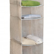 Hengende garderobe 4 rom, Sand