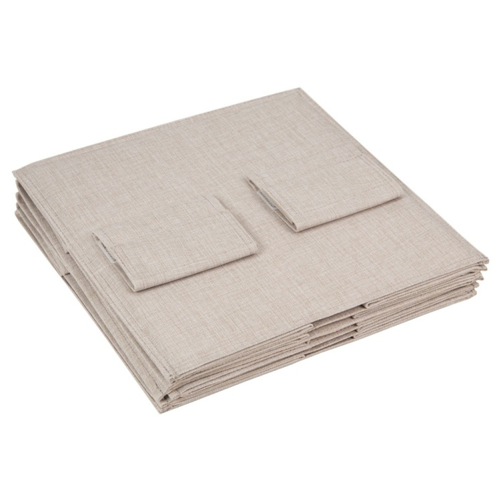 Hengende garderobeoppbevaring 5 hyller, beige i gruppen Oppbevaring hos SmartaSaker.se (41282)