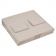 Hengende garderobeoppbevaring 5 hyller, beige