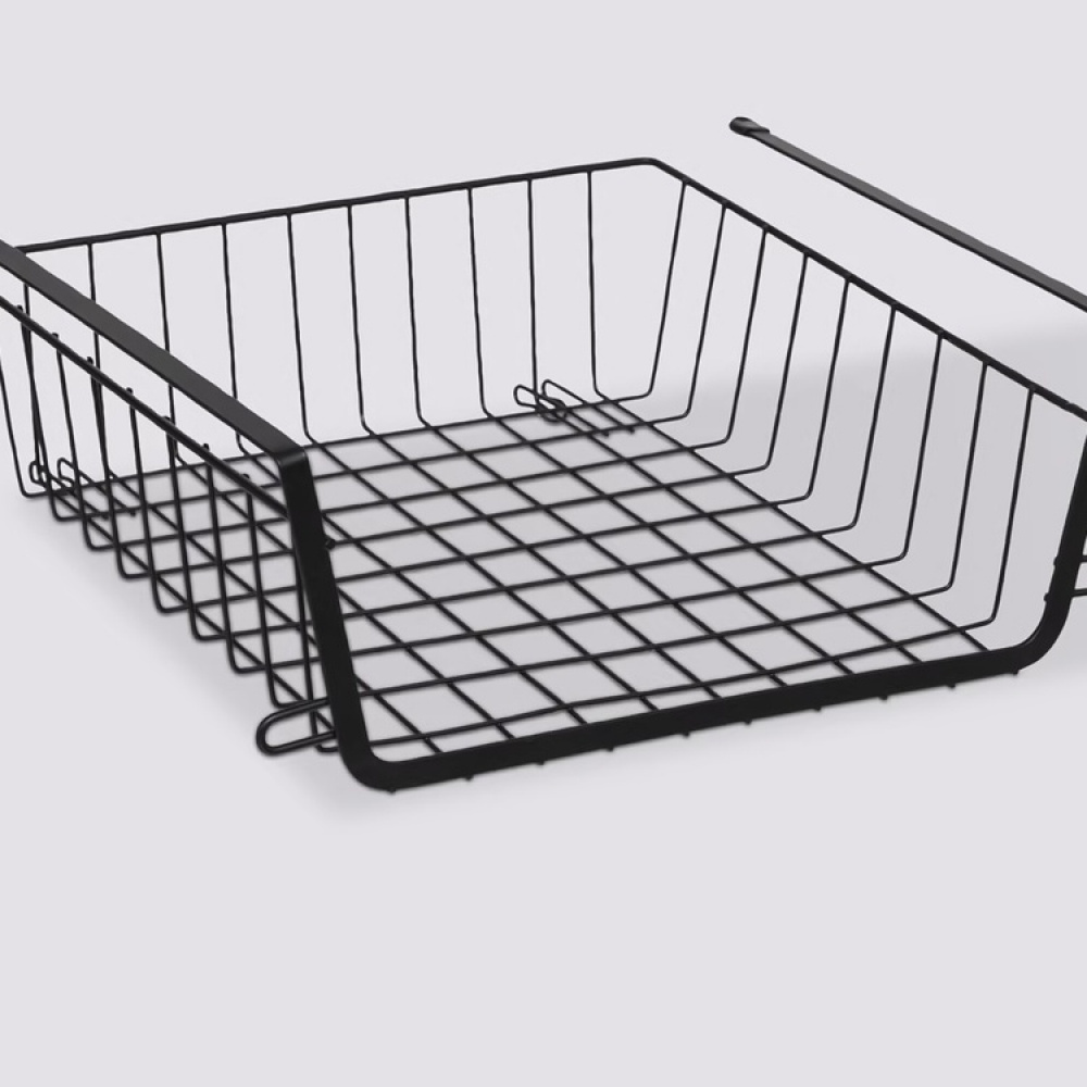 Stablbar hengekurv i metall, 31,5 cm i gruppen Oppbevaring / Kjøkkenskap / Organisere kjøkkenskap / Under hyllen-lagring hos SmartaSaker.se (41322)