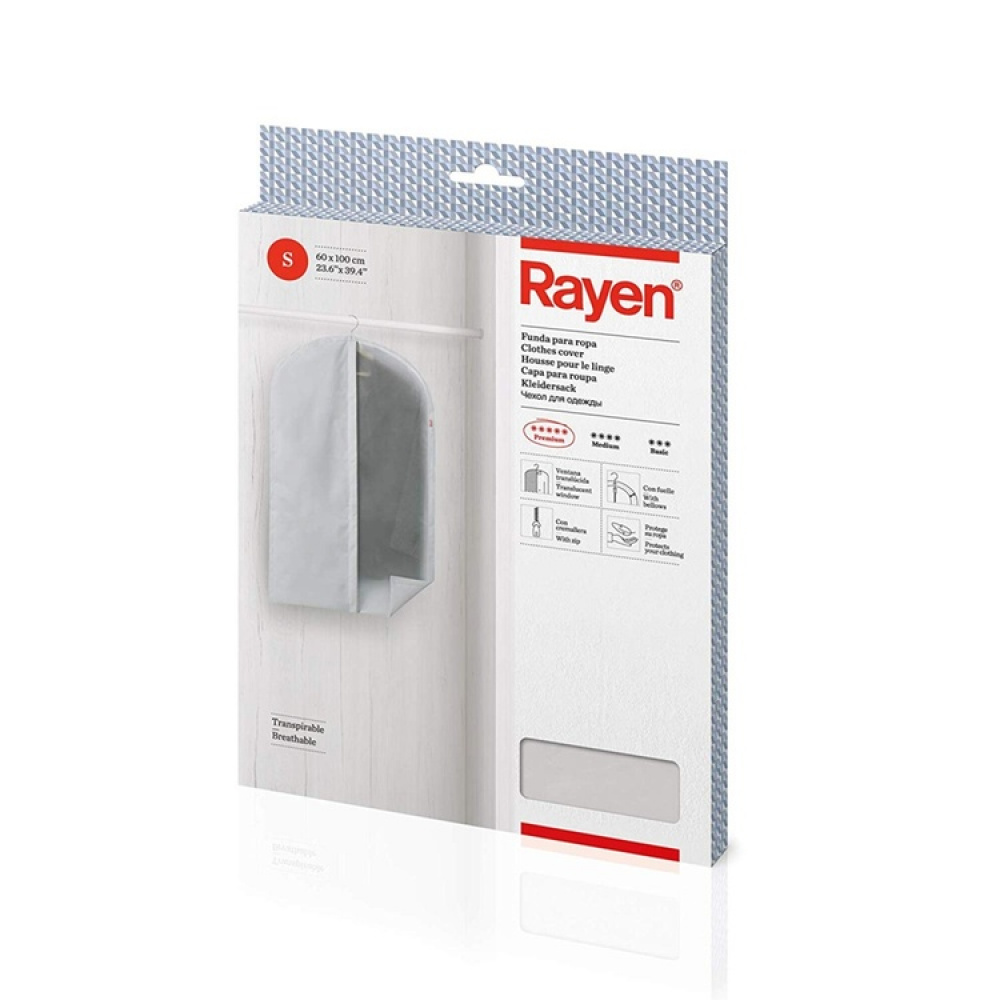 Klespose, 100 cm, Rayen premium, lysegrå i gruppen Oppbevaring / Garderoboppbevaring hos SmartaSaker.se (41424)