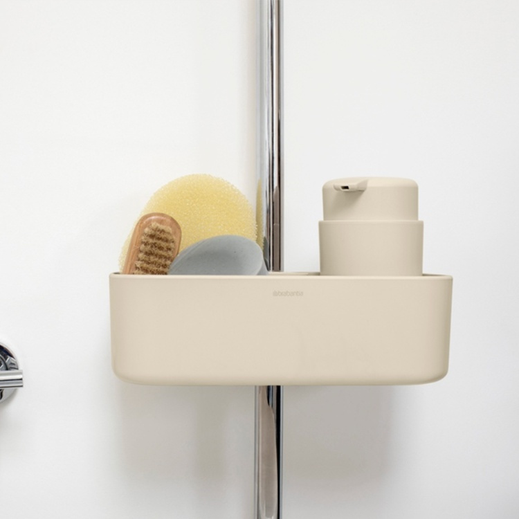 Oppbevaringskurv til dusjstang, Brabantia, Beige i gruppen Oppbevaring hos SmartaSaker.se (41472)