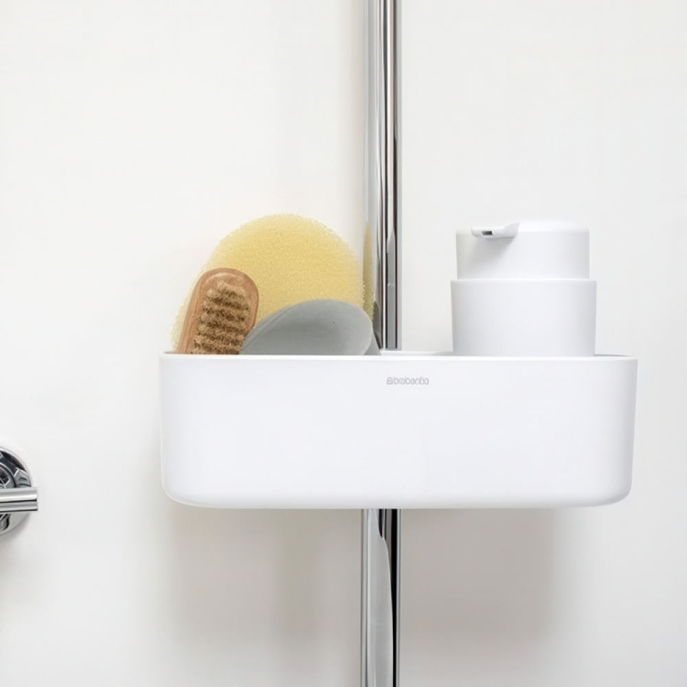 Oppbevaringskurv til dusjstang, Brabantia, Hvit i gruppen Oppbevaring hos SmartaSaker.se (41473)