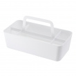 Kurv i metall, TOWER TOOL BOX, 30 x 15 x H 15 cm, Yamazaki, hvit
