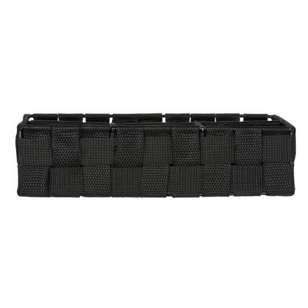 Kurv med 4 rom, ADRIA, Liten, 17 x 26 x H6,5 cm, sort i gruppen Oppbevaring hos SmartaSaker.se (41487)