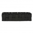 Kurv med 4 rom, ADRIA, Liten, 17 x 26 x H6,5 cm, sort