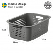 Oppbevaringskurv i resirkulert plast 10L, SmartStore