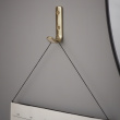 Enkel skolekrok i messing, 8 cm