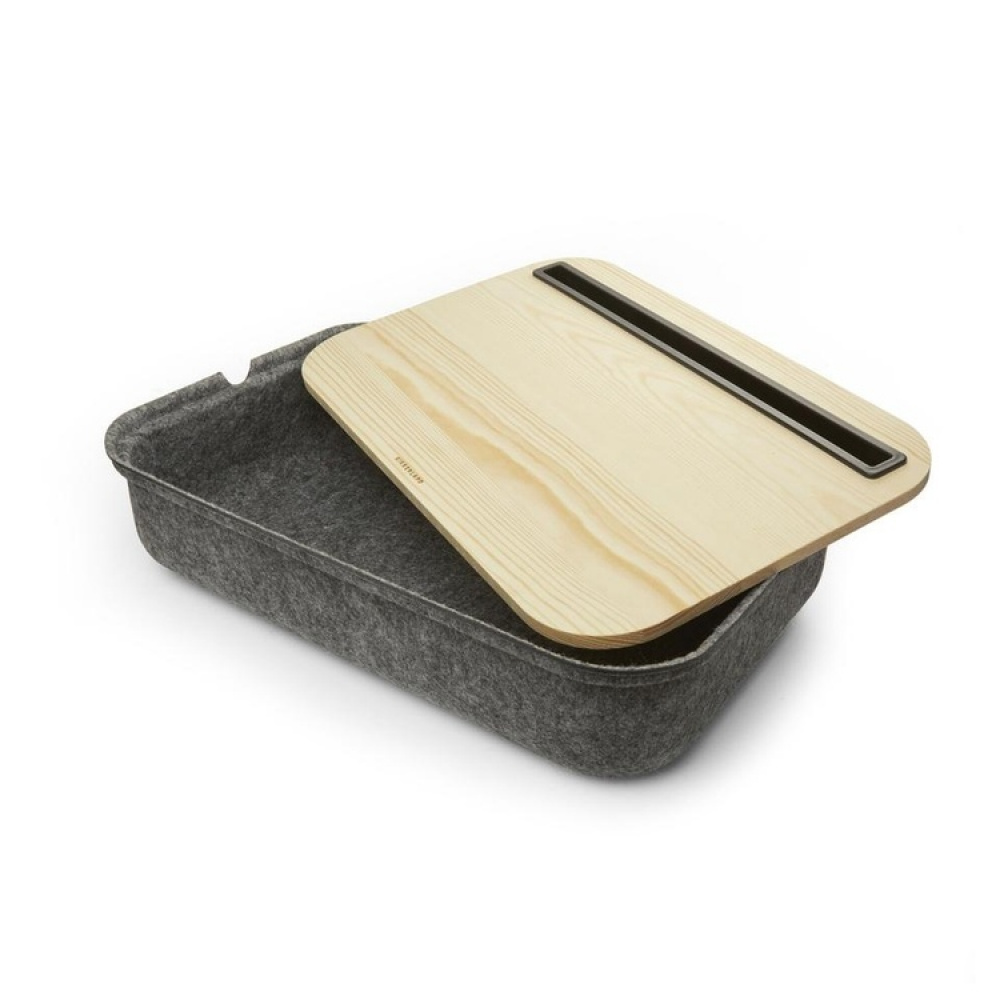 Laptopbrett med oppbevaring, 36x24,5x8 cm i gruppen Oppbevaring / Kontorrekvisita hos SmartaSaker.se (41638)