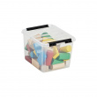 Oppbevaringsboks 3 l, SmartStore, Klar/sort