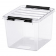 Oppbevaringsboks 3 l, SmartStore, Klar/sort