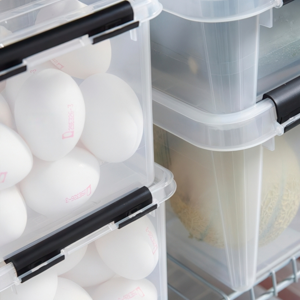 Oppbevaringsboks 3 l, SmartStore, Klar/sort i gruppen Oppbevaring hos SmartaSaker.se (41649)