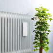 Luftfukter for radiator i keramikk, Blomster