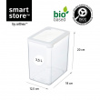Lufttett oppbevaringsboks 3,5L, SmartStore Vision
