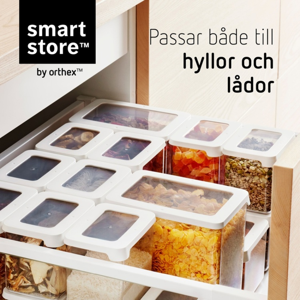 Lufttett oppbevaringsboks 1,6L, SmartStore Vision i gruppen Oppbevaring / Kjøkkenskap / Oppbevaringsbokser hos SmartaSaker.se (41692)
