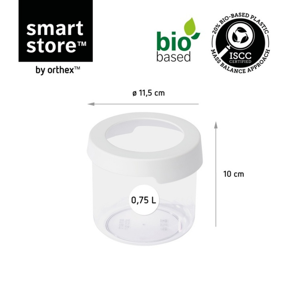 Lufttett rund beholder 0,75 L, SmartStore Vision i gruppen Oppbevaring hos SmartaSaker.se (41701)
