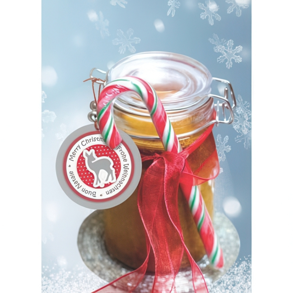 Luksuriøse gaveetiketter med julemotiv, 4 stk, 3D CHRISTMAS GIFT TAGS, Ø 5 cm i gruppen Oppbevaring hos SmartaSaker.se (41714)
