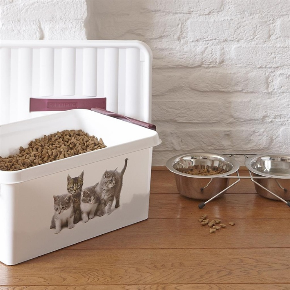 Oppbevaringsboks for hunde- og kattemat 15 L i gruppen Oppbevaring hos SmartaSaker.se (41732)