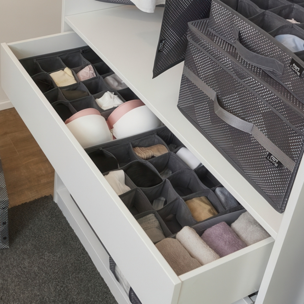 Sorteringsboks for sokker 16 rom i gruppen Oppbevaring / Garderoboppbevaring hos SmartaSaker.se (41758)