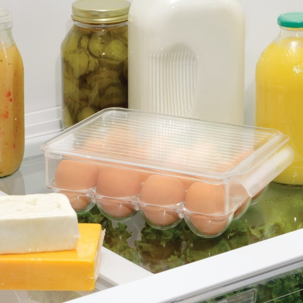 Eggoppbevaring med lokk 12 egg, Pullz i gruppen Oppbevaring / Kjøkkenskap / Kjøleskapsoppbevaring hos SmartaSaker.se (41808)