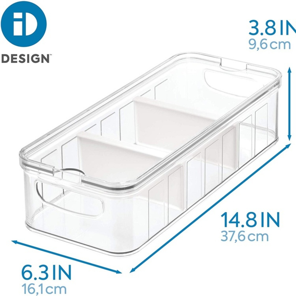 Oppbevaringsboks for kjøleskap, 38,1x16,5 cm, iDesign i gruppen Oppbevaring hos SmartaSaker.se (41811)