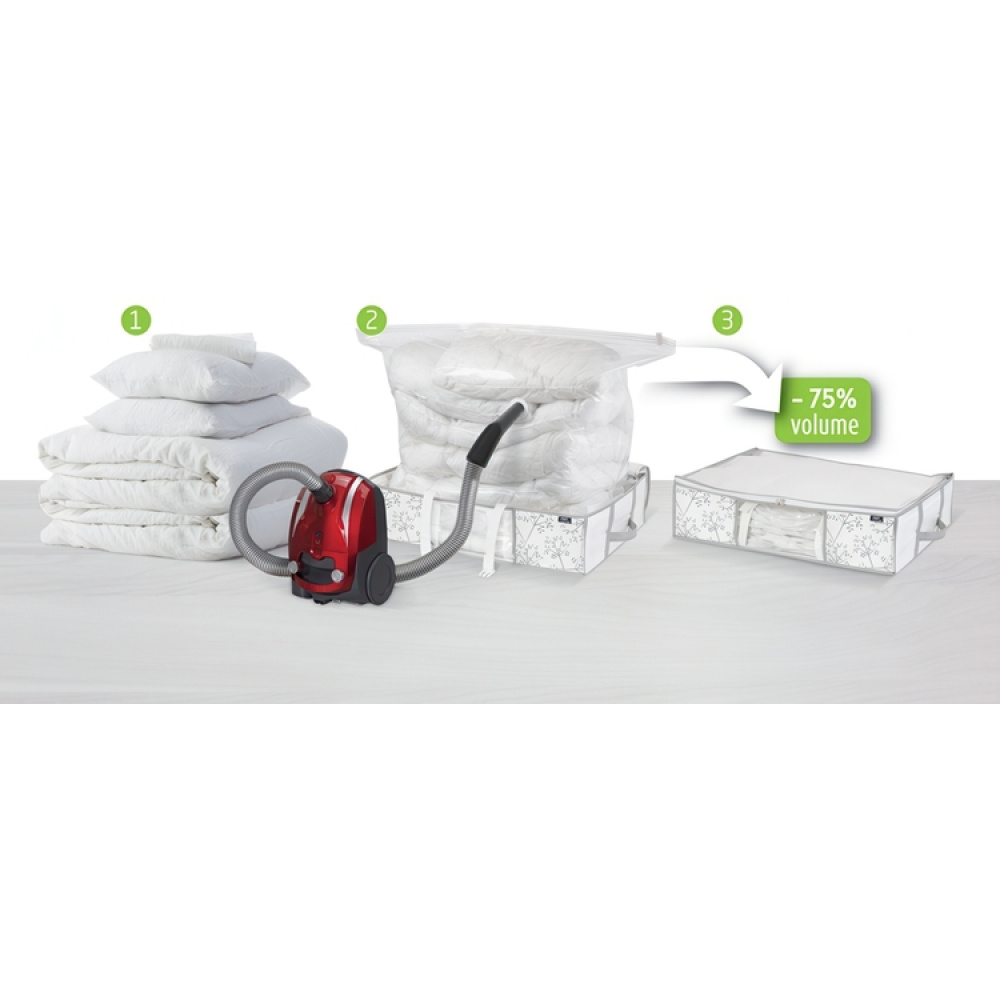 Oppbevaringsboks med vakuumpose, 66x55x15,5 cm i gruppen Oppbevaring hos SmartaSaker.se (41820)