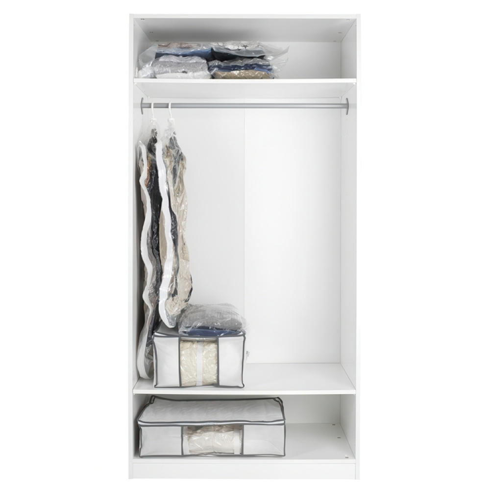 Oppbevaringsboks med vakuumpose, 65x50x15 cm, hvit i gruppen Oppbevaring hos SmartaSaker.se (41825)