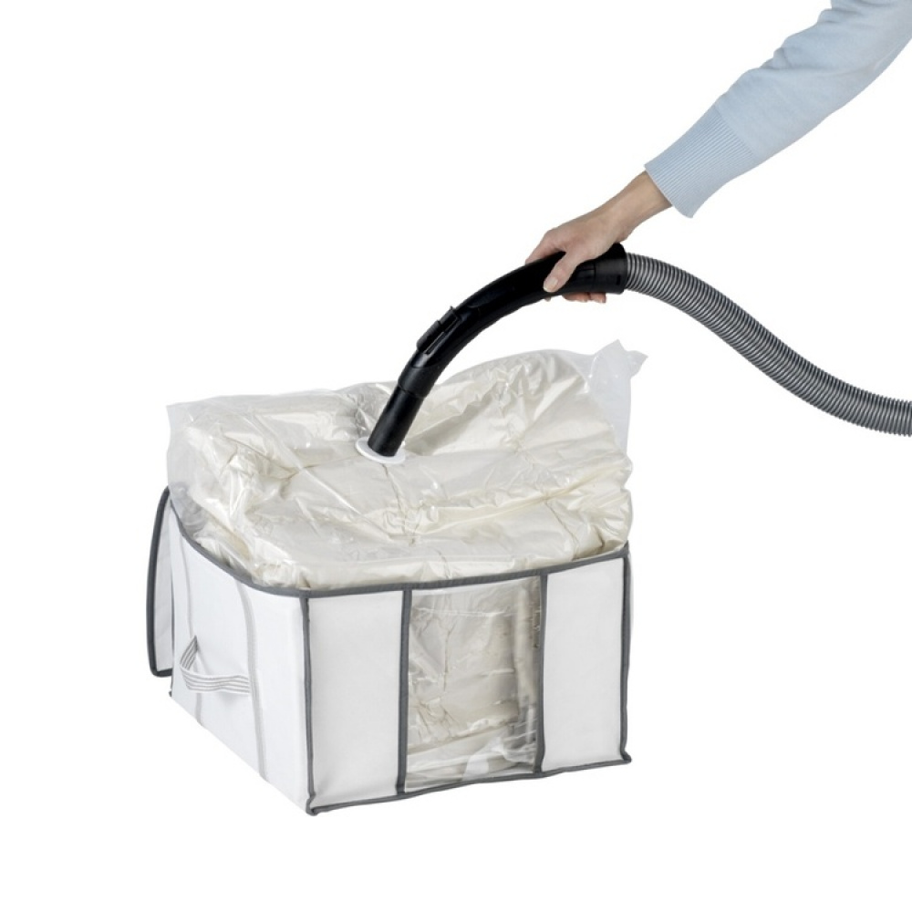 Oppbevaringsboks med vakuumpose, 42x40x25 cm i gruppen Oppbevaring hos SmartaSaker.se (41826)