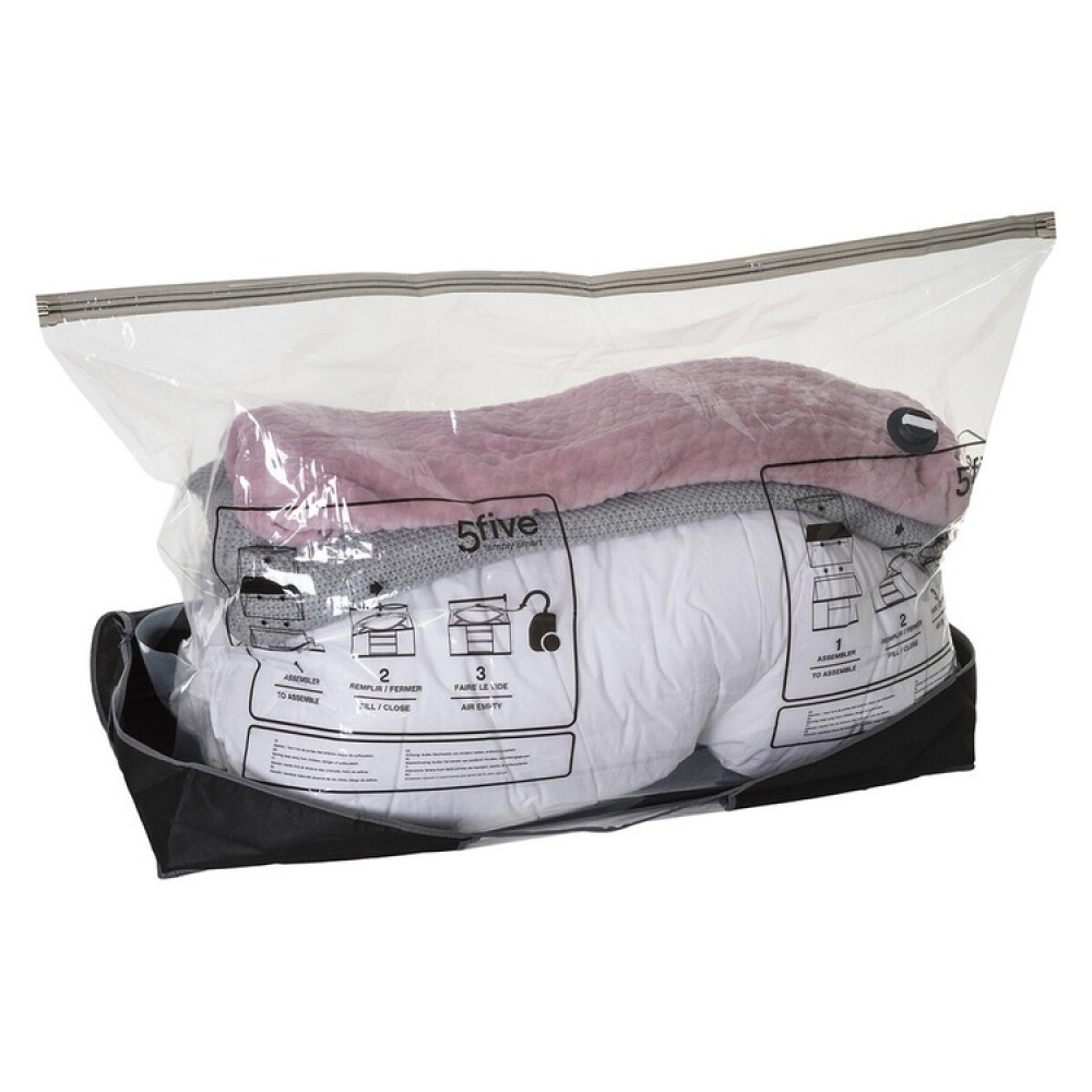 Oppbevaringsboks med vakuumpose, 100x45x15 cm, svart i gruppen Oppbevaring / Soveromoppbevaring hos SmartaSaker.se (41828)