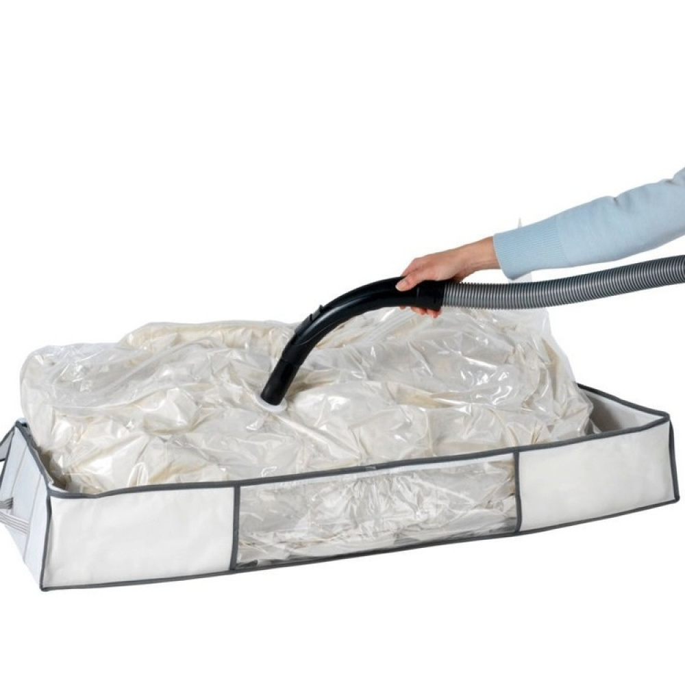 Oppbevaringsboks med vakuumpose, 105x45x15 cm, hvit i gruppen Oppbevaring hos SmartaSaker.se (41829)