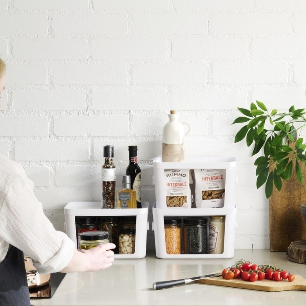 Oppbevaringsboks med åpen front 7,2 L, SmartStore i gruppen Oppbevaring hos SmartaSaker.se (41833)