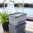 Vanntett oppbevaringsboks med lokk 34L, SmartStore Dry